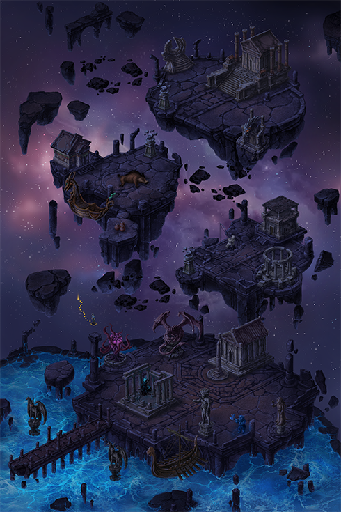 新地图英魂之城，《地下城堡3》冥界篇冒险第三弹！